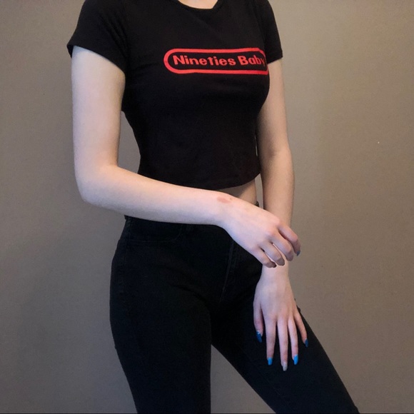 90’s Nintendo Crop Top - Picture 5 of 6